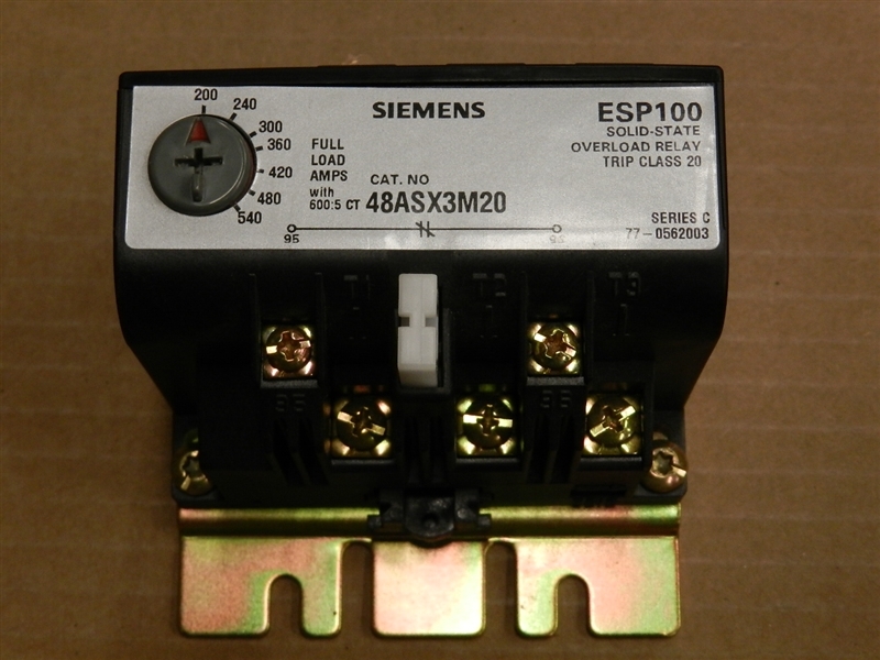 48ASX3M20-S SIEMENS FURNAS 200-540 Overload RELAY 48ATL3S00